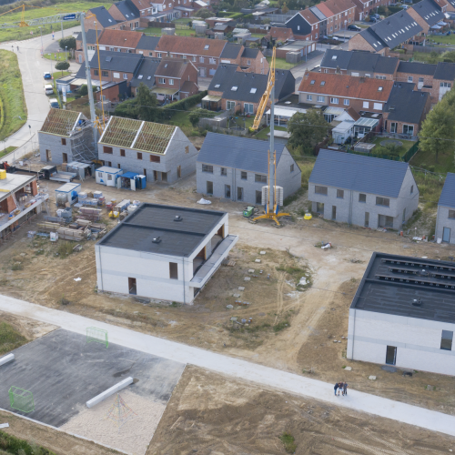 8 woningen en 12 stapelwoningen Robert De Manstraat Roeselare